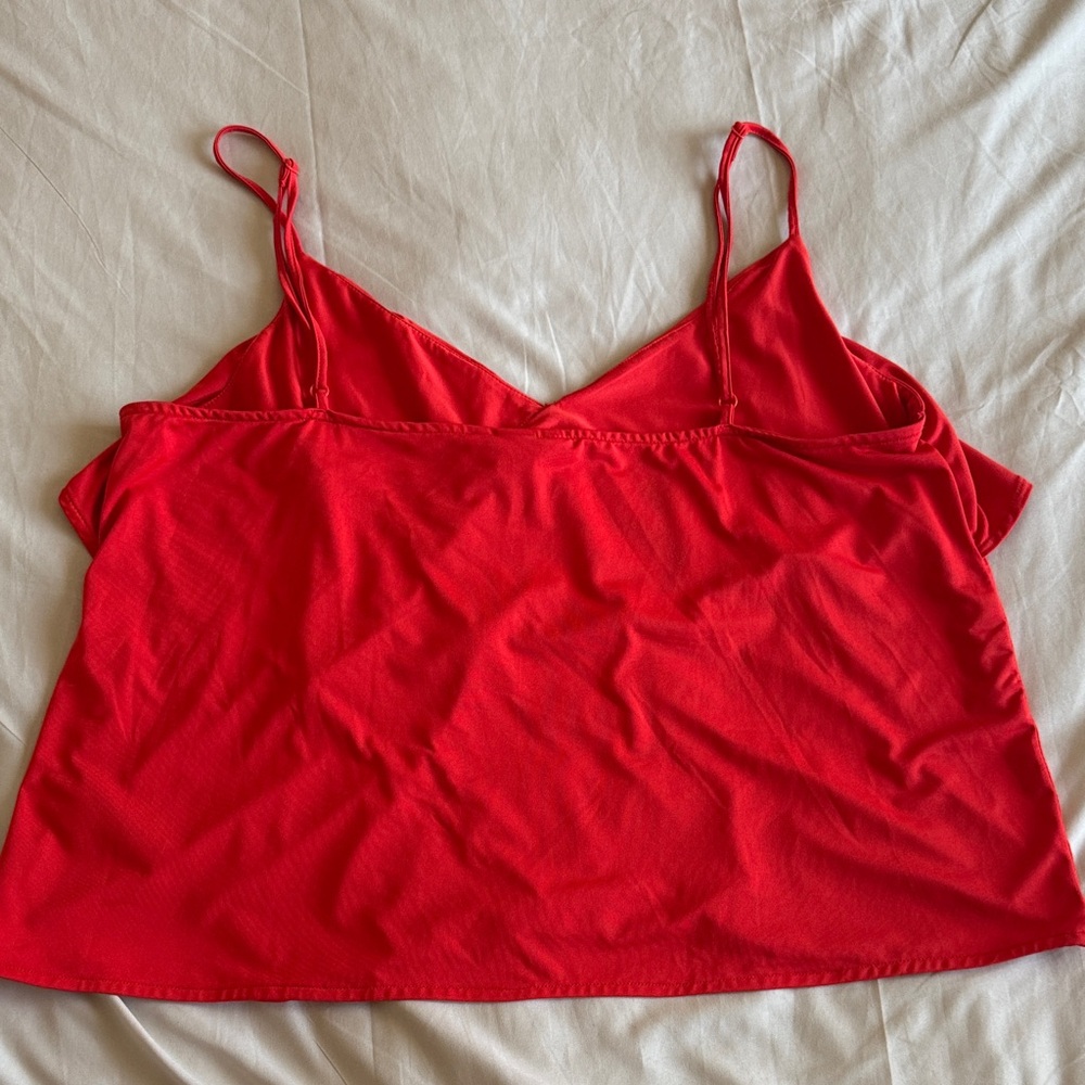 H&M Red-Orange Ruffle Cami Tank - Picture 4 of 4
